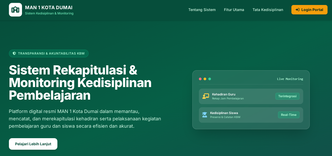 Aplikasi Kedisiplinan Sekolah / Madrasah